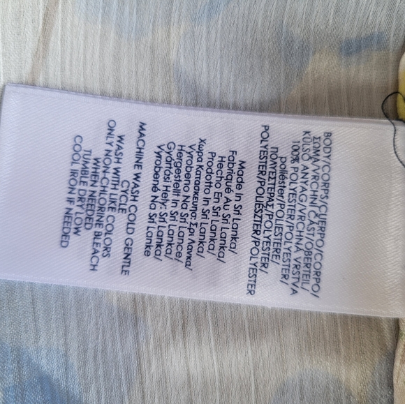 Chaps Flowy Blouse - Picture 4 of 4